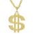 Gouden Dollar Ketting